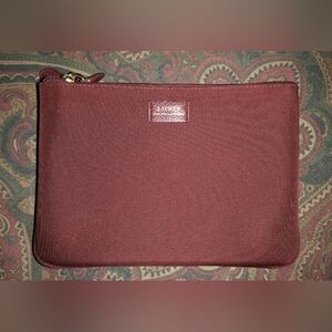 "Lauren - Ralph Lauren Burgundy X-Body Bag w/out Strap
